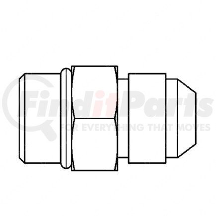 23-13039-010 by FREIGHTLINER - Pipe Fitting - Connector, Straight Thread, O-Ring, Viton