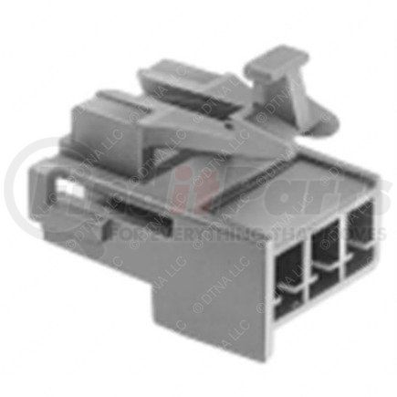 23-13141-307 by FREIGHTLINER - Multi-Purpose Wiring Terminal - Inline, Female, Black, Plug, 3 Cavity Count