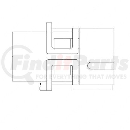 23-13141-602 by FREIGHTLINER - Multi-Purpose Wiring Terminal - Gray, 6 Cavity Count