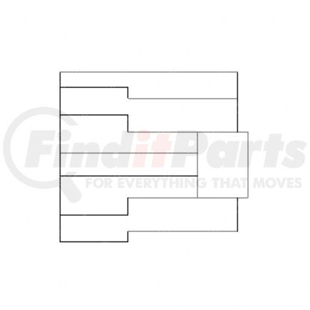 23-13141-805 by FREIGHTLINER - Multi-Purpose Wiring Terminal - Inline, Female, Blue, Plug, 8 Cavity Count