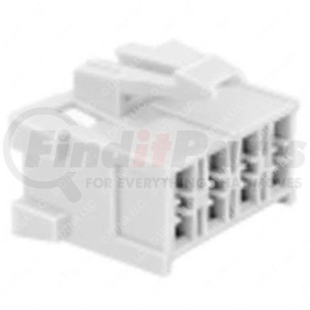 23-13141-809 by FREIGHTLINER - Multi-Purpose Wiring Terminal - ECU/Device, Female, Light Gray, Plug, 8 Cavity Count