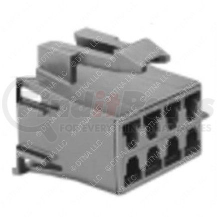 23-13141-807 by FREIGHTLINER - Multi-Purpose Wiring Terminal - Inline, Female, Black, Plug, 8 Cavity Count