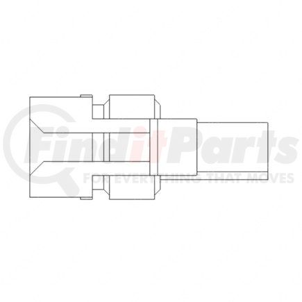 23-13142-103 by FREIGHTLINER - Multi-Purpose Wiring Terminal - ECU/Device, Gray, Plug, 1 Cavity Count