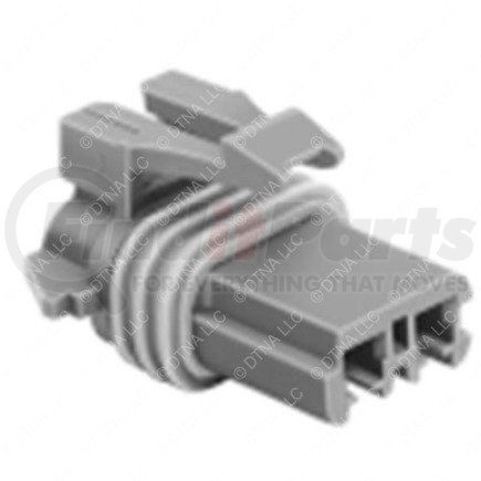 23-13142-210 by FREIGHTLINER - Multi-Purpose Wiring Terminal - ECU/Device, Female, Gray, Plug, 2 Cavity Count