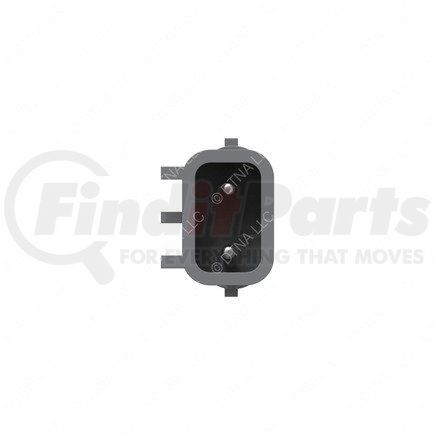 23-13142-227 by FREIGHTLINER - Multi-Purpose Wiring Terminal - Inline, Male, Gray, Receptacle, 2(1 blocked) Cavity Count