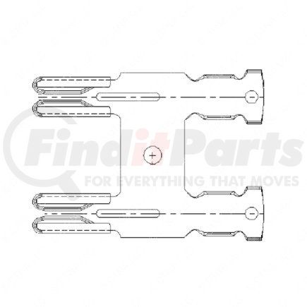 23-13430-022 by FREIGHTLINER - Junction Block - Copper Alloy, 29.12 mm x 20.79 mm