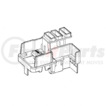 23-13432-003 by FREIGHTLINER - Multi-Purpose Wiring Terminal - 15 Cavity Count