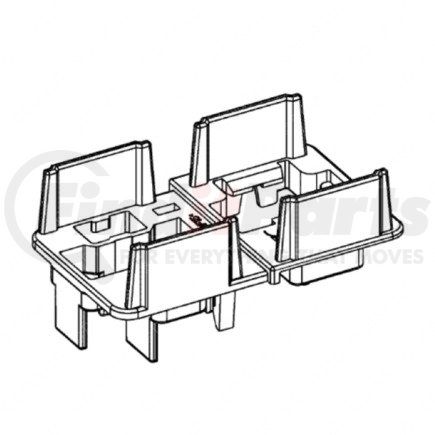 23-13432-010 by FREIGHTLINER - Multi-Purpose Wiring Terminal - 69-Cavity