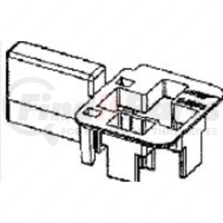 23-13432-022 by FREIGHTLINER - Multi-Purpose Wiring Terminal - Red, 79 Cavity Count