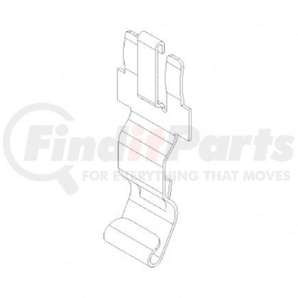 23-13432-200 by FREIGHTLINER - Multi-Purpose Wiring Terminal - Female, Black, 1 Cavity Count