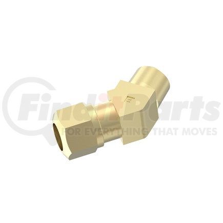 23-13639-000 by FREIGHTLINER - Fuel Line Fitting - Nickel Plated