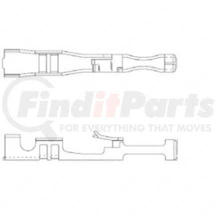 23-13661-740 by FREIGHTLINER - Multi-Purpose Wiring Terminal - Female, 24-22 ga.