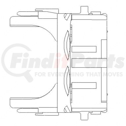 23-13662-026 by FREIGHTLINER - Multi-Purpose Wiring Terminal - ECU/Device, Dark Green, Plug, 46 Cavity Count