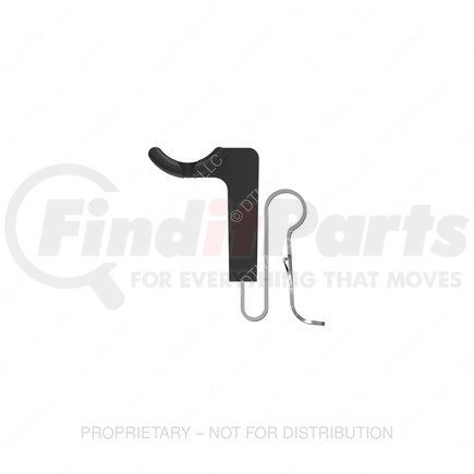 23-13663-000 by FREIGHTLINER - Wiring Harness Clip - Nylon, Black, 36.3 mm x 19.93 mm