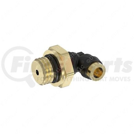 23-13738-009 by FREIGHTLINER - Pipe Fitting - Elbow, 90 deg, M16 x 1.5, Male O-Ring, -4, Push-to-Connect