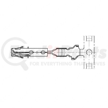 23-13209-702 by FREIGHTLINER - Multi-Purpose Wiring Terminal - Female, 20-17 ga.