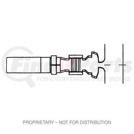 23-13210-004 by FREIGHTLINER - Multi-Purpose Wiring Terminal - Female