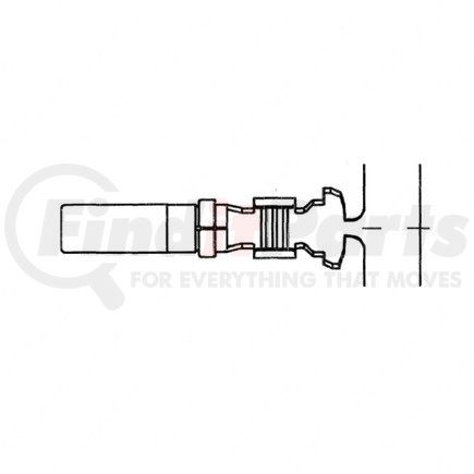 23-13210-129 by FREIGHTLINER - Multi-Purpose Wiring Terminal - Female, 20-16 ga.