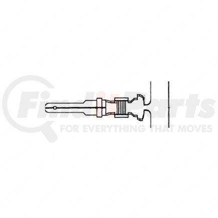 23-13210-014 by FREIGHTLINER - Multi-Purpose Wiring Terminal - Male, 22-16 ga.