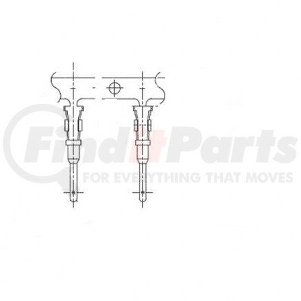 23-13210-532 by FREIGHTLINER - Multi-Purpose Wiring Terminal - Male