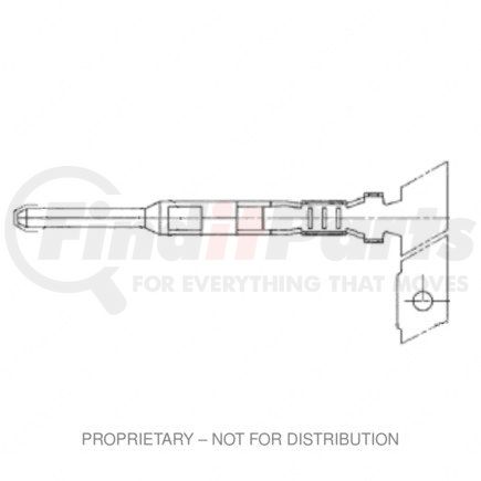 23-13211-151 by FREIGHTLINER - Multi-Purpose Wiring Terminal - Male