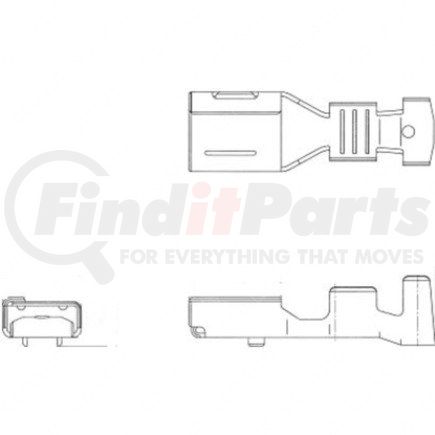 23-13211-323 by FREIGHTLINER - Multi-Purpose Wiring Terminal - Female