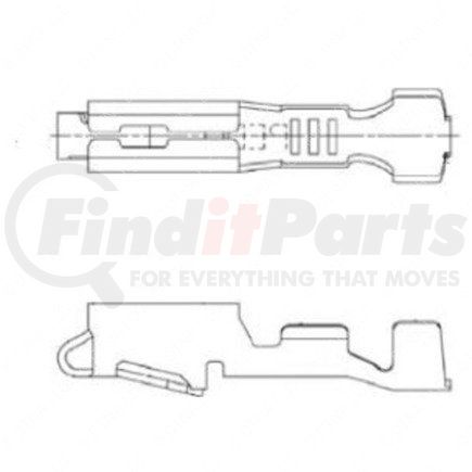 23-13213-104 by FREIGHTLINER - Multi-Purpose Wiring Terminal - Female