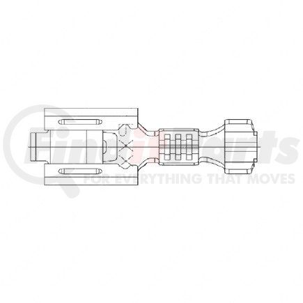 23-13213-403 by FREIGHTLINER - Multi-Purpose Wiring Terminal - Female, 14-12 ga.