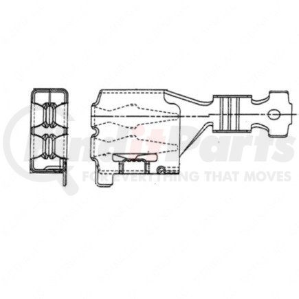 23-13215-021 by FREIGHTLINER - Multi-Purpose Wiring Terminal - Female, 18-20 ga.