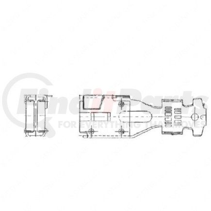 23-13215-200 by FREIGHTLINER - Multi-Purpose Wiring Terminal - Female, 10-12 ga.