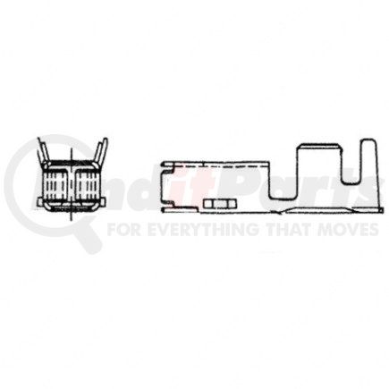 23-13215-302 by FREIGHTLINER - Multi-Purpose Wiring Terminal - Female