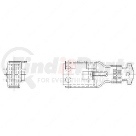 23-13215-320 by FREIGHTLINER - Multi-Purpose Wiring Terminal - Female, 16-14 ga.