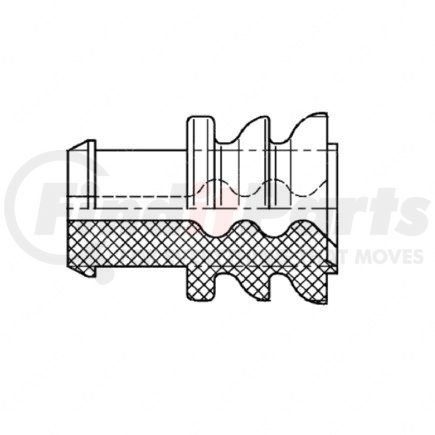 23-13216-020 by FREIGHTLINER - Multi-Purpose Wiring Connector Seal - Silicone, Yellow