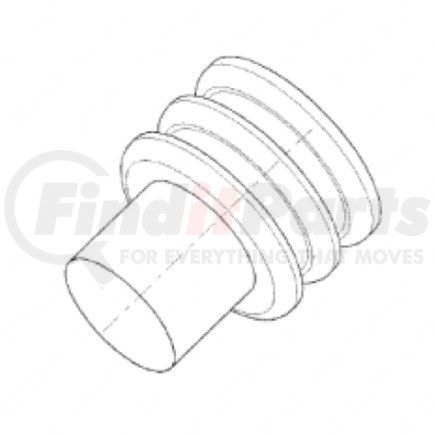 23-13218-311 by FREIGHTLINER - Harness Connector Seal - Polybutylene terephthalate, White
