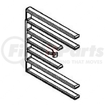 23-13302-000 by FREIGHTLINER - Multi-Purpose Wiring Terminal - Push In, Male, Natural, 42 Cavity Count