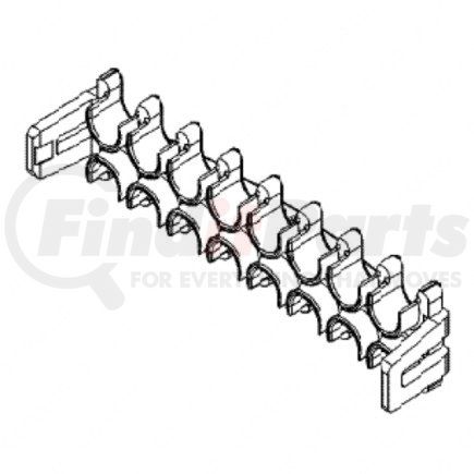 23-13302-154 by FREIGHTLINER - Multi-Purpose Electrical Connector - Gray