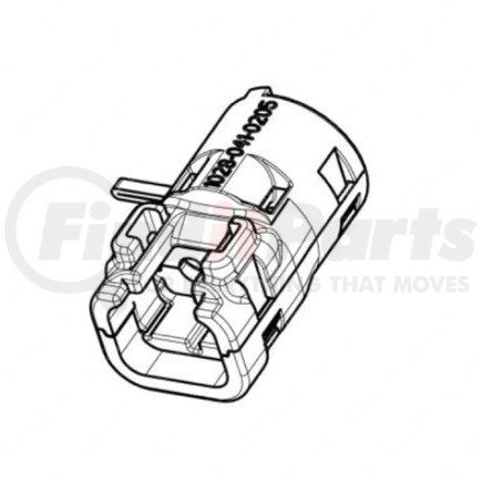 23-13303-031 by FREIGHTLINER - Multi-Purpose Wiring Terminal - Plug, 18 Cavity Count