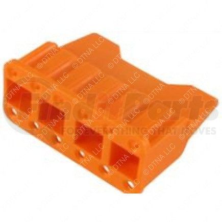 23-13303-025 by FREIGHTLINER - Multi-Purpose Wiring Terminal - Orange, Receptacle, 12 Cavity Count