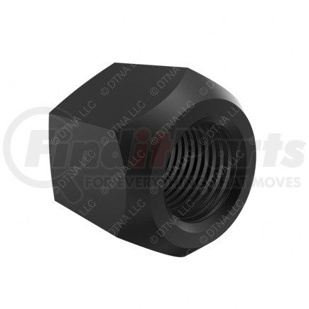 23-14125-001 by FREIGHTLINER - Hex Nut - Steel, Matte Opaque Black, M20 x 1.5 mm Thread Size