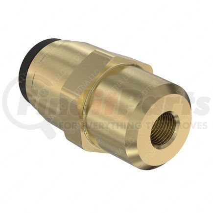 23-14392-005 by FREIGHTLINER - Pipe Fitting - Connector, Straight, Push-to-Connect, .38 Male PT to .38 NT