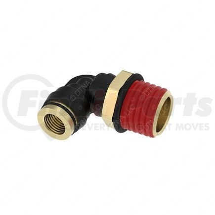 23-14396-009 by FREIGHTLINER - Pipe Fitting - Elbow, 90 deg, Push-to-Connect, 0.50 Male PT to 0.75 NT