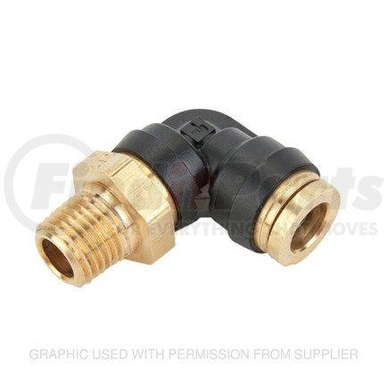 23-14396-015 by FREIGHTLINER - Pipe Fitting - Elbow, 90 deg, Push-to-Connect, 1/2 Male PT to 5/8 NT