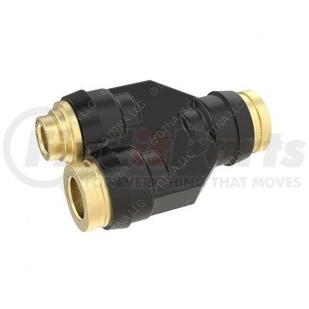 23-14401-002 by FREIGHTLINER - Pipe Fitting - Y-Connector, Push-to-Connect, 0.25 NT, 0.38 NT, 0.38 NT