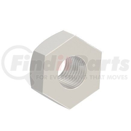 23-13833-109 by FREIGHTLINER - Hex Nut - Steel, Matte Metal Silver, 9/16-12 UNC in. Thread Size