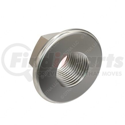 23-13861-110 by FREIGHTLINER - Nut - Hexagonal, With Flange, 5/8-11 in., Aluminum and Zinc Alloy