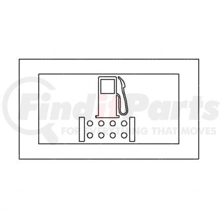 24-01840-053 by FREIGHTLINER - Miscellaneous Label - Legend, Fuel, Filter