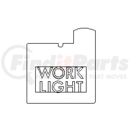24-54925-093 by FREIGHTLINER - Dash Indicator Light - LED, Polycarbonate