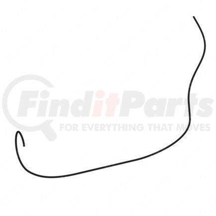 48-25811-010 by FREIGHTLINER - Air Brake Air Line - Nylon, Black, -40 to200 deg. F Operating Temp.