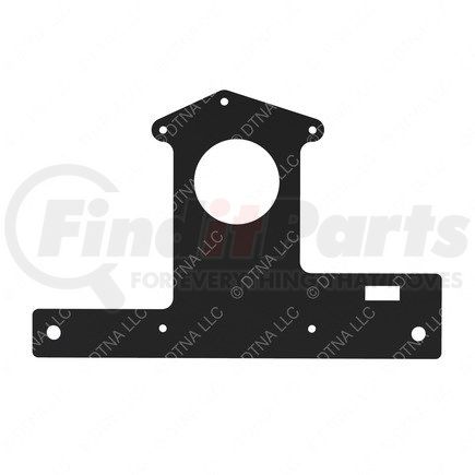 66-01334-000 by FREIGHTLINER - ABS Modulator Bracket - Steel, Black, 3.2 mm THK