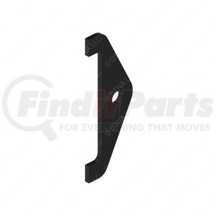 66-02906-001 by FREIGHTLINER - Collision Avoidance System Side Sensor Mounting Bracket - Steel, Black, 0.08 in. THK